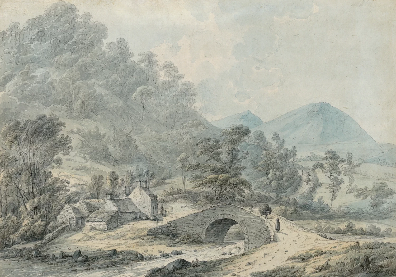 La valle di Aber a Bont Newydd, Galles del Nord